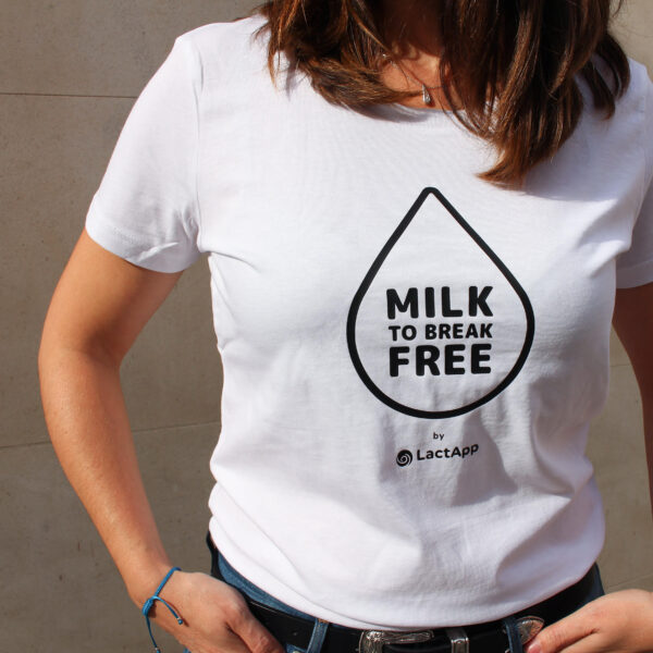 Camiseta adultx "Milk to Break Free"