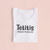 Camiseta adultx tetitis